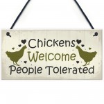 Funny Chicken Sign Hanging Sign Pet Sign Chicken Accessories 