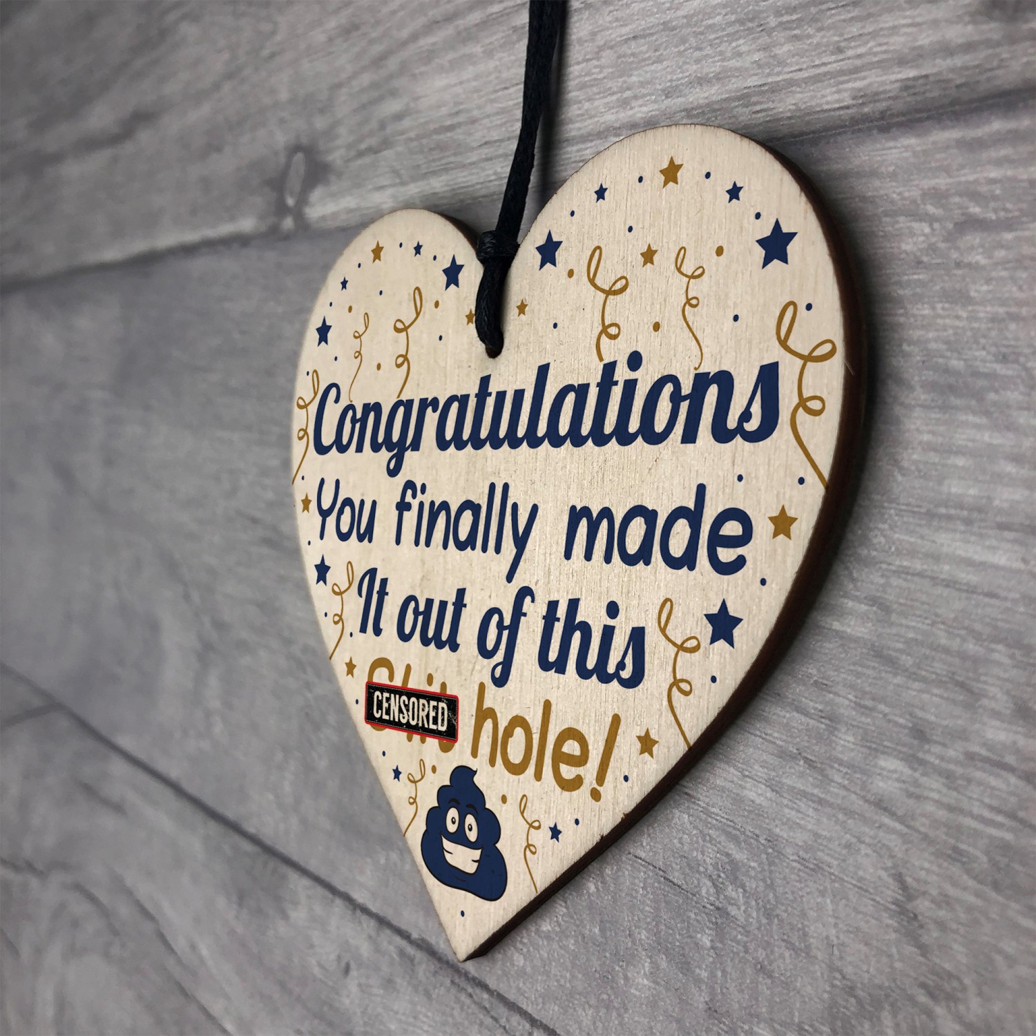 Funny Colleague Gifts For Colleague Wooden Heart Leaving Gift