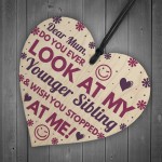 Funny Rude Birthday Gifts For Mum Novelty Wooden Heart Gifts