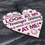 Funny Rude Birthday Gifts For Mum Novelty Wooden Heart Gifts