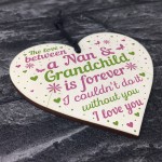 Nan Gifts From Grandchildren Wooden Heart Birthday Gifts For Nan