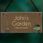 Garden Signs Personalised Any Name Summer House Garden Shed