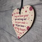 Step Mum Gifts From Stepdaughter Stepson Wooden Heart Birthday