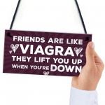 Friends Are Like Viagra Novelty Friendship Birthday Gift