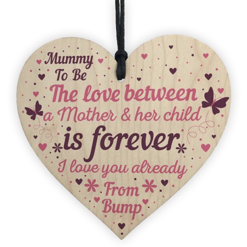 Mummy To Be Hanging Gift Sign New Mummy Love Bump Gifts