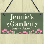 PERSONALISED Garden Sign Summer House Sign Gifts For Women Mum