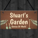 PERSONALISED Garden Sign Dad Gift Grandad Gift For Men Shed Sign