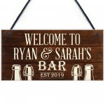 PERSONALISED Bar Sign Garden Sign Shed Plaque Man Cave Sign Gift