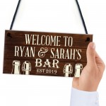 PERSONALISED Bar Sign Garden Sign Shed Plaque Man Cave Sign Gift