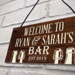 PERSONALISED Bar Sign Garden Sign Shed Plaque Man Cave Sign Gift