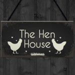 Funny Hen Cockerel Rooster Plaque Sign Chicken Hen House Sign