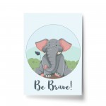 Elephant Animal Prints For Nursery / Baby Room Pictures Decor