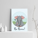 Elephant Animal Prints For Nursery / Baby Room Pictures Decor