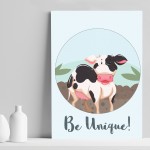 Cow Animal Prints For Nursery / Wall Art For Baby Room Nursey