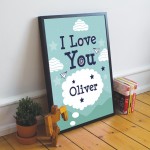 PERSONALISED Nursery Wall Art Nursery Decorations Boys Bedroom