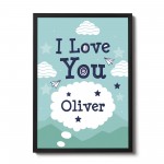 PERSONALISED Nursery Wall Art Nursery Decorations Boys Bedroom