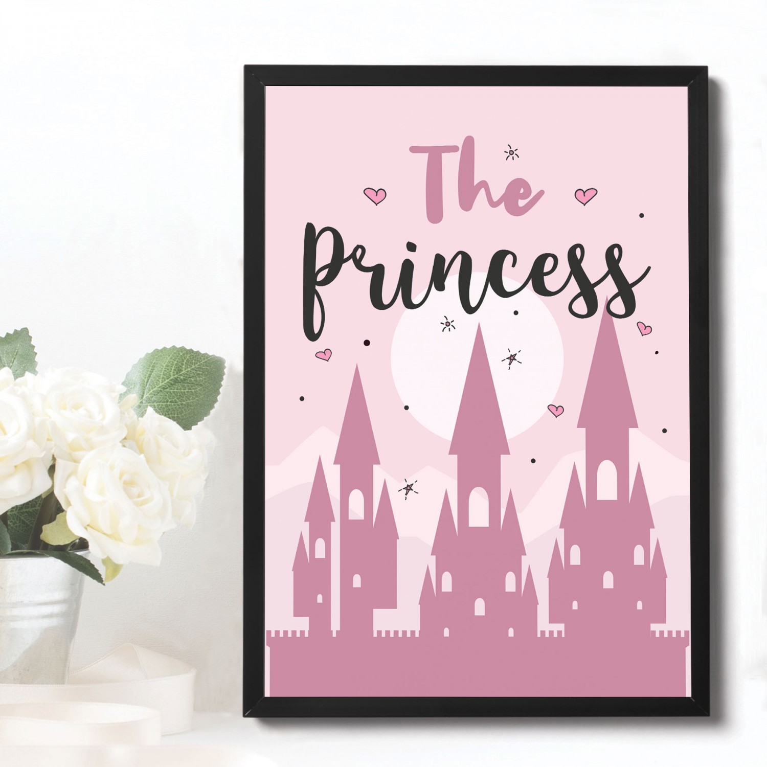 Little Girls Bedroom Accessories Princess Print Bedroom Decor