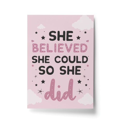 Girls Bedroom Accessories Motivational Print For Girls Bedroom