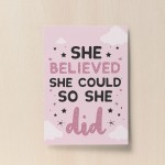 Girls Bedroom Accessories Motivational Print For Girls Bedroom