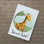 Giraffe Animal Prints For Nursery / Safari Themed Nursery Decor