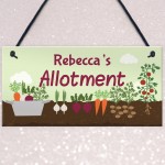 PERSONALISED Allotment Sign ANY NAME Garden Signs And Plaques