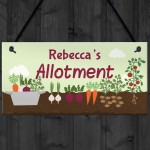 PERSONALISED Allotment Sign ANY NAME Garden Signs And Plaques