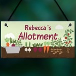 PERSONALISED Allotment Sign ANY NAME Garden Signs And Plaques