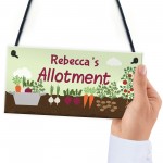 PERSONALISED Allotment Sign ANY NAME Garden Signs And Plaques