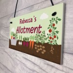 PERSONALISED Allotment Sign ANY NAME Garden Signs And Plaques