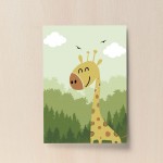 Cute Animal Nursery Print For Boys Bedroom Baby Boy Nursery Art