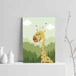 Cute Animal Nursery Print For Boys Bedroom Baby Boy Nursery Art