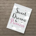 Sweet Dreams Nursery Decoration For Girls Bedroom Pink Theme