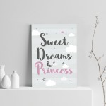 Sweet Dreams Nursery Decoration For Girls Bedroom Pink Theme