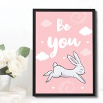 Motivational Inspirational Print Wall Art Girls Bedroom Decor