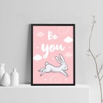 Motivational Inspirational Print Wall Art Girls Bedroom Decor