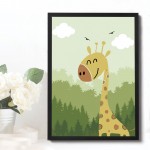 Cute Boys Nursery Print Boy Bedroom Decoration Animal Print Gift