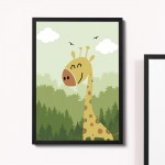 Cute Boys Nursery Print Boy Bedroom Decoration Animal Print Gift