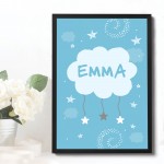 PERSONALISED Nursery Print Baby Girl Bedroom Decoration Gift