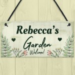 Personalised Garden Sign Any Name Pretty Summer House Plaques