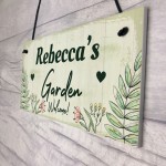 Personalised Garden Sign Any Name Pretty Summer House Plaques