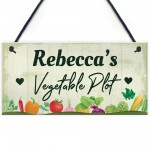 PERSONALISED Vegetable Plot Allotment Sign Shed Garden Signs