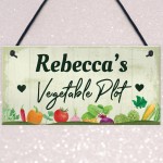 PERSONALISED Vegetable Plot Allotment Sign Shed Garden Signs