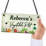 PERSONALISED Vegetable Plot Allotment Sign Shed Garden Signs