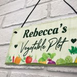 PERSONALISED Vegetable Plot Allotment Sign Shed Garden Signs