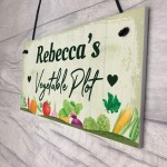 PERSONALISED Vegetable Plot Allotment Sign Shed Garden Signs