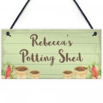 PERSONALISED Potting Shed Garden Signs And Plaques Shed Sign 