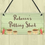 PERSONALISED Potting Shed Garden Signs And Plaques Shed Sign 