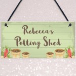 PERSONALISED Potting Shed Garden Signs And Plaques Shed Sign 