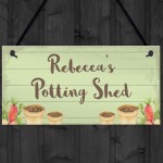 PERSONALISED Potting Shed Garden Signs And Plaques Shed Sign 