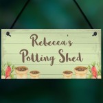 PERSONALISED Potting Shed Garden Signs And Plaques Shed Sign 